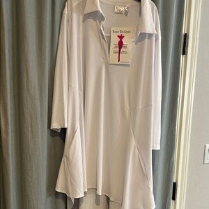 Women with Control Elegant White Long Sleeve Dress